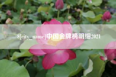 鄂州中国金牌榜明细2021