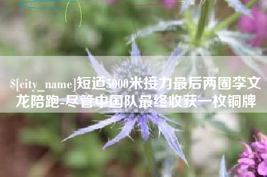 鄂州短道5000米接力最后两圈李文龙陪跑-尽管中国队最终收获一枚铜牌