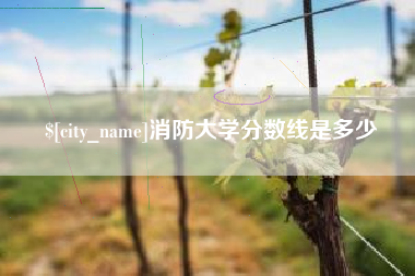 鄂州消防大学分数线是多少