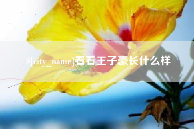 鄂州看看王子豪长什么样