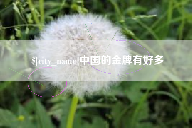 鄂州中国的金牌有好多