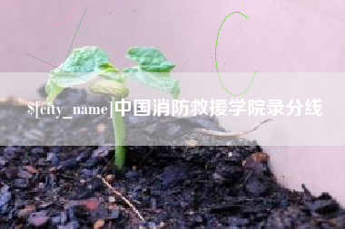 鄂州中国消防救援学院录分线