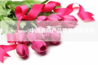 鄂州中国消防产品质量信息查询