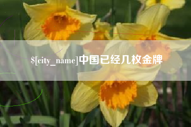 鄂州中国已经几枚金牌