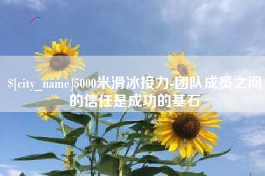 鄂州5000米滑冰接力-团队成员之间的信任是成功的基石