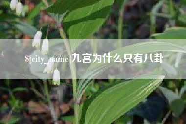 鄂州九宫为什么只有八卦