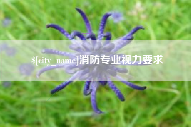 鄂州消防专业视力要求