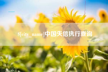 鄂州中国失信执行查询