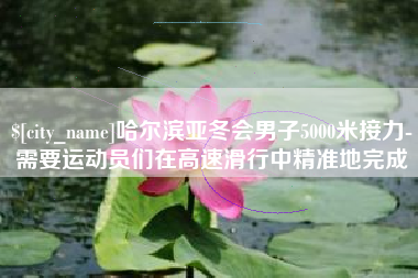 鄂州哈尔滨亚冬会男子5000米接力-需要运动员们在高速滑行中精准地完成