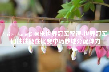 鄂州5000米世界冠军配速-世界冠军们往往能在比赛中巧妙地分配体力