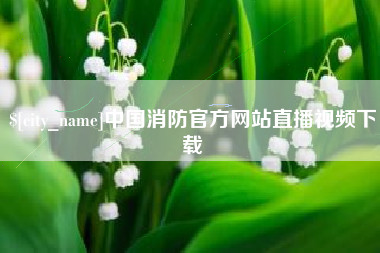 鄂州中国消防官方网站直播视频下载