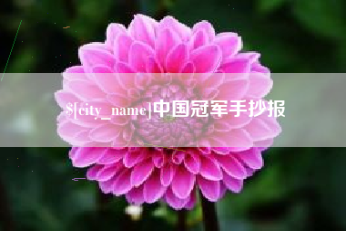 鄂州中国冠军手抄报