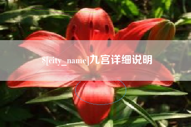 鄂州九宫详细说明