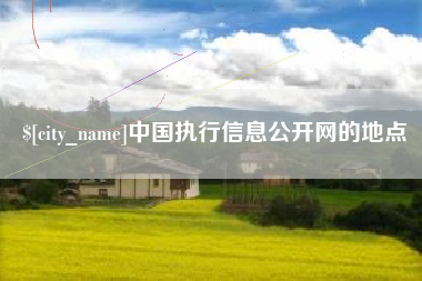 鄂州中国执行信息公开网的地点
