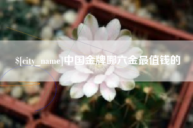 鄂州中国金牌哪六金最值钱的