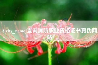 鄂州查询消防职业资格证书真伪网站
