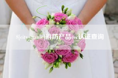 鄂州消防产品ccc认证查询