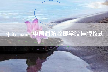 鄂州中国消防救援学院挂牌仪式
