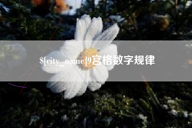 鄂州9宫格数字规律