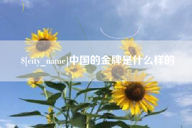 鄂州中国的金牌是什么样的