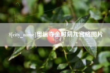 鄂州奥运夺金时刻九宫格图片